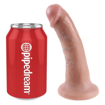 King Cock 6 Dildo Flesh 15.2 CM - image 4