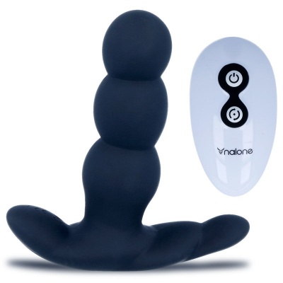Nalone Pearl Anal Vibrator, Remote Control, Black