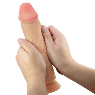 Pretty Love Sliding Skin Dildo Flesh 23.4 CM - image 3