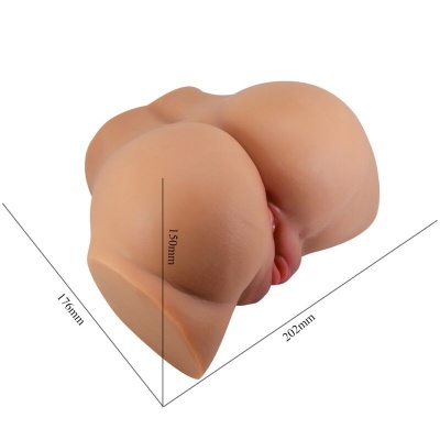 Crazy Bull Emilia Double-Entry Masturbator, Flesh - image 7