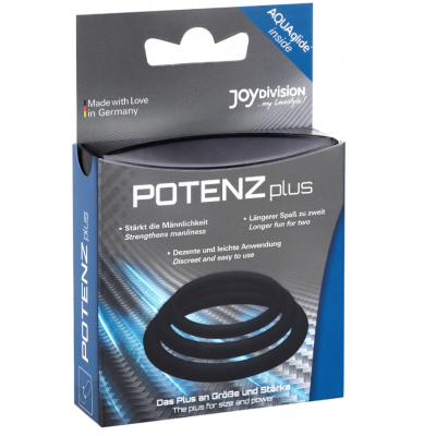 Joydivision Potenzduo Plus 3 Ring Set Black - image 3