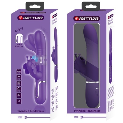 Pretty Love Multifunction Rabbit 4-in-1 Purple - image 11