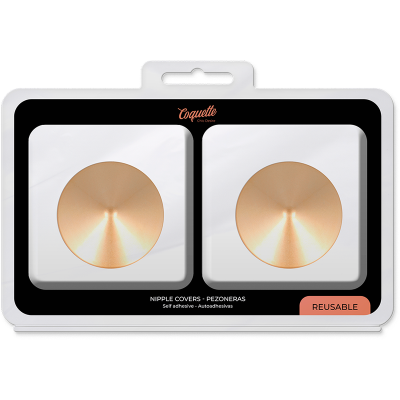 Coquette Chic Desire Nipple Covers Gold Circles - image 5