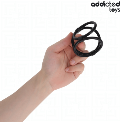 Addicted Toys Triple Cock Ring - image 3