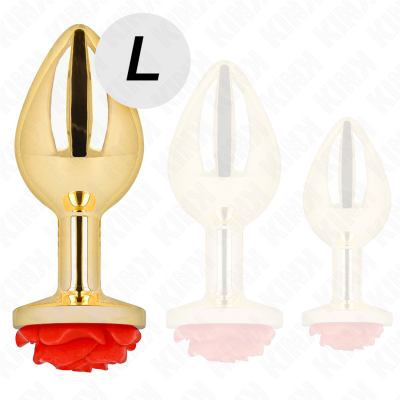 Kink Gold Rose Red Anal Plug Large - image 2
