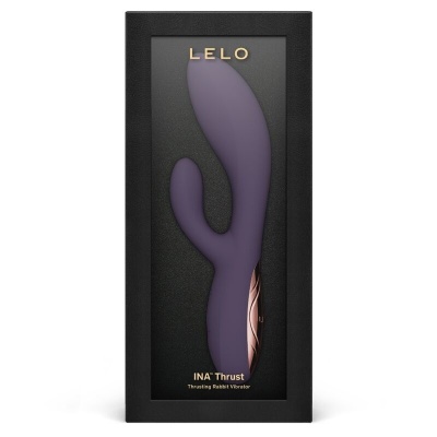 Lelo Ina Thrust Rabbit Vibrator - Purple - image 12