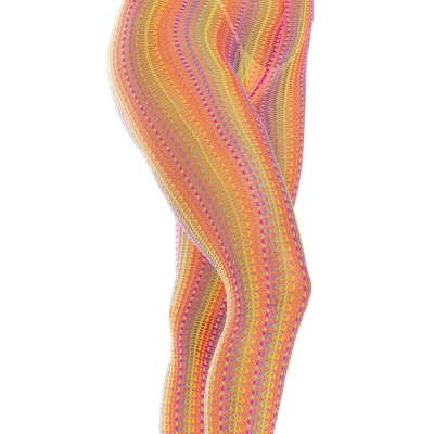 Leg Avenue Multicolor Crochet Stockings - image 4