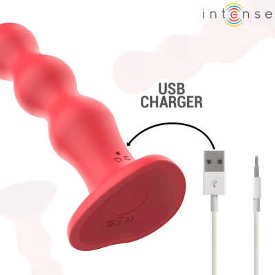 Intense Cody Vibrator Red Suction Cup Remote - image 6