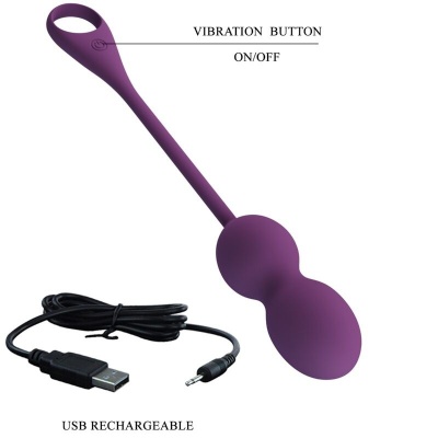 Pretty Love Elvira Kegel Balls App Remote Control Purple - image 6