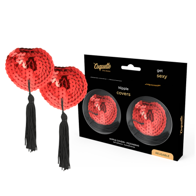 Coquette Chic Desire Nipple Covers Red - image 1