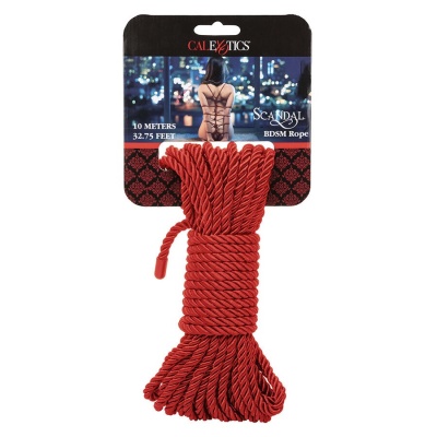 Calexotics Scandal Red Bondage Rope 10m