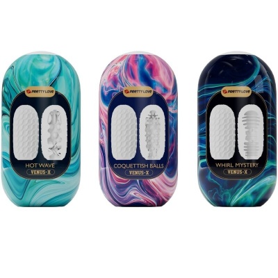Pretty Love Venus X 15-Pack Masturbators, White - image 2