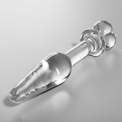 Nebula Series Model 7 Anal Plug Glass Clear 13.5cm