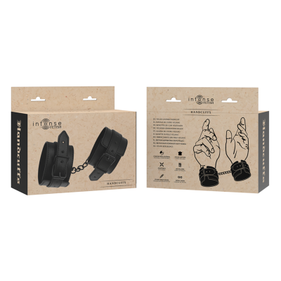 Intense Fetish Vegan Leather Handcuffs - image 5