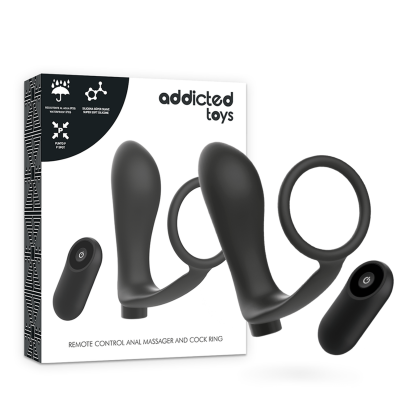 Addicted Toys Remote-Control Anal Plug Cock Ring - image 2