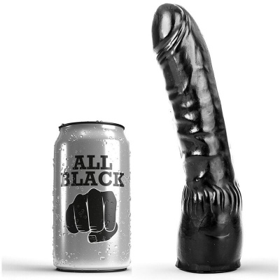 All Black Realistic Dildo 20 CM