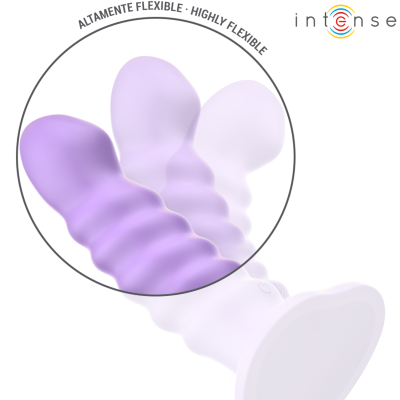 Intense Brenda Vibrator Purple Spiral Remote Control - image 6