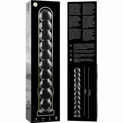 Nebula Series Model 22 Clear Glass Dildo 21.5cm - image 7
