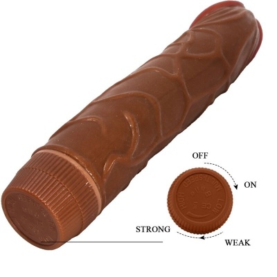Baile Bob Realistic Vibrator 22.5 CM Mulatto - image 5