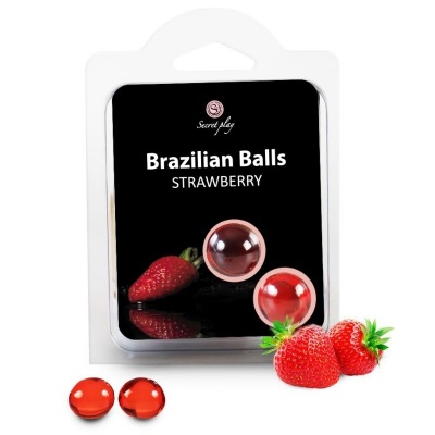 Secretplay Brazilian Balls 2-Pack - Strawberry