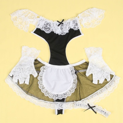 Subblime Sexy Maid Costume Black White L/XL - image 4