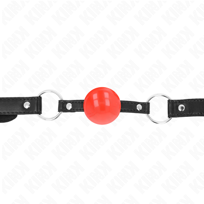 Kink Red Tpe Ball 4cm Gag - image 1
