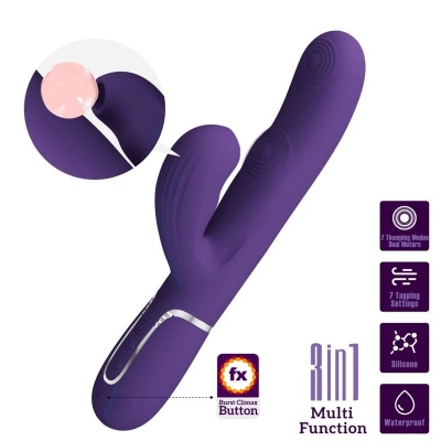 Pretty Love Perlita G-Spot Vibrator 3-in-1 Purple - image 2