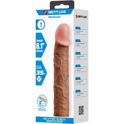 Pretty Love Stevenson Penis Sleeve 7.6cm Extension - image 5