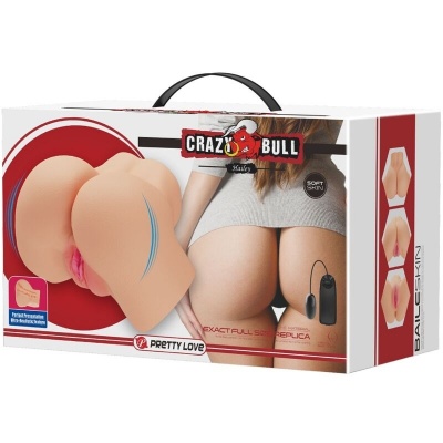 Crazy Bull Hailey Realistic Vagina Anus Vibrator - image 9