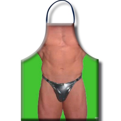 Diablo Picante Sexy Men's Apron Diablo Picante Sexy Men's Apron