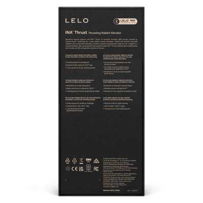 Lelo Ina Thrust Rabbit Vibrator - Black - image 12