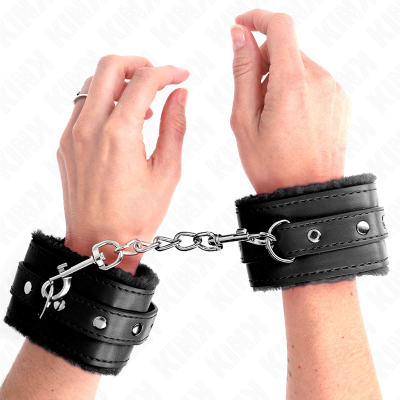 Kink Premium Fur Lined Restraints, Black - image 1