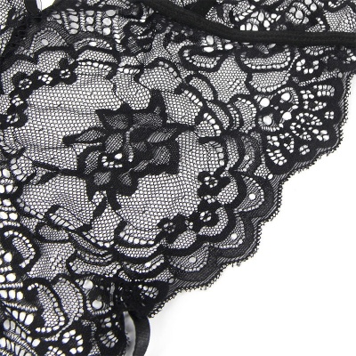Subblime Lace Body Police Costume Black L/XL - image 11