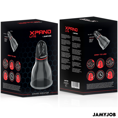Jamyjob Xpand Lite Testicle Pump, 3 Suction Levels, Grey - image 7