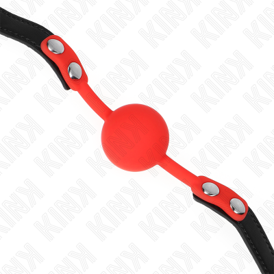 Kink Red Silicone Ball 4cm Gag - image 3