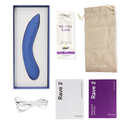 We-Vibe Rave 2 G-Spot Vibrator Blue - image 6
