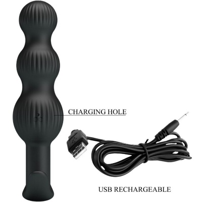 Pretty Love Sidney Anal Vibrator 10 Functions Black - image 8