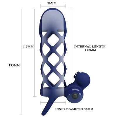 Pretty Love Giann Vibrator Ring with Silicone Sheath - image 4
