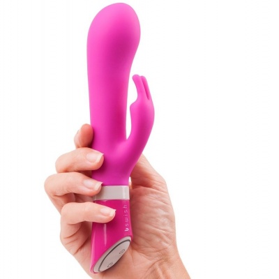 B Swish Bwild Deluxe Bunny Rabbit Vibrator Raspberry - image 3
