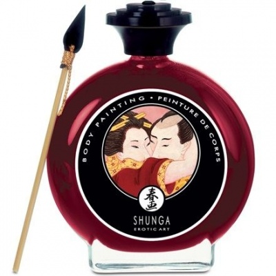 Shunga Strawberry Cava Body Paint 100ml Shunga Strawberry Cava Body Paint 100ml