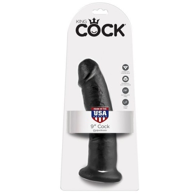 King Cock 9 Dildo Black 22.9 CM - image 2