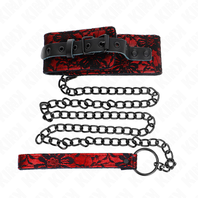 Lace Necklace With Belt With Real Leather Belt 105 CM / 44 X 5.5 CM - image 2