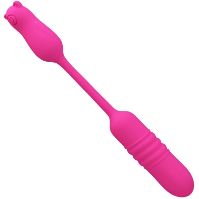 Pretty Love Nobikuma Pink Silicone Vibrating Bullet - image 5