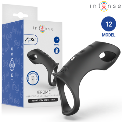 Jerome Adjustable Vibrating Penis Ring Model 12