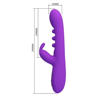 Pretty Love Sabien Rabbit Vibrator - Purple - image 8