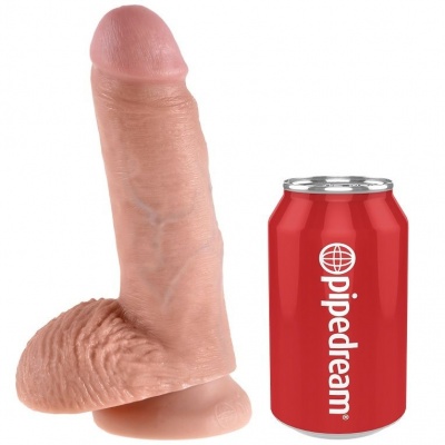 King Cock 7 Dildo Flesh Balls 17.8 CM - image 4