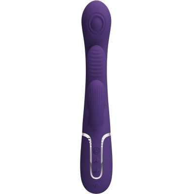 Pretty Love Shania Triple Rabbit Vibrator Purple - image 3