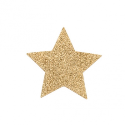 Bijoux Indiscrets Flash Golden Star Nipple Covers - image 1