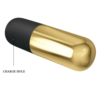 Pretty Love Golden Rechargeable Bullet Vibrator - image 5