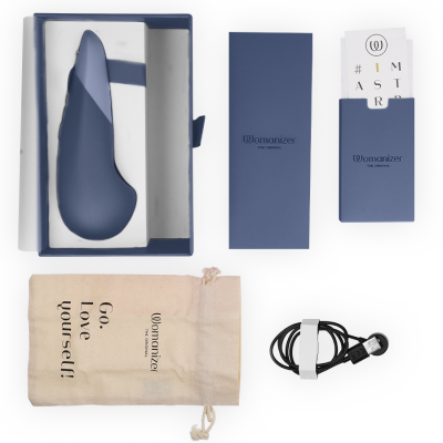 Womanizer Vibe Lay-On Silent Vibrator Dark Blue - image 6